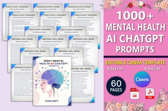 1000 Mental Health AI ChatGPT Prompts: A Comprehensive Guide to Enhancing Well-Being