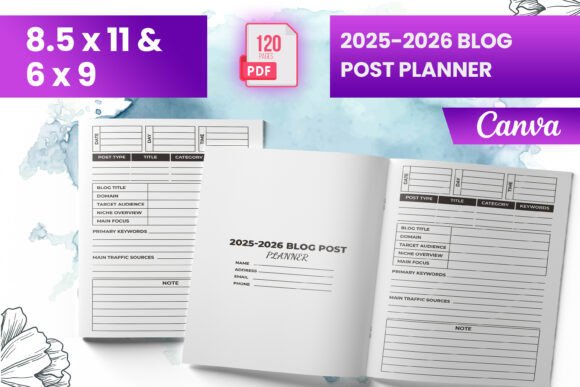 2025-2026 Blog Post Planner KDP: Your Essential Tool for Content Creation
