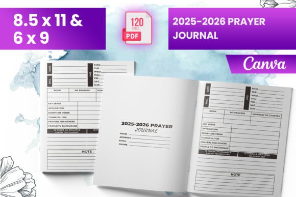 2025-2026 Prayer Journal KDP