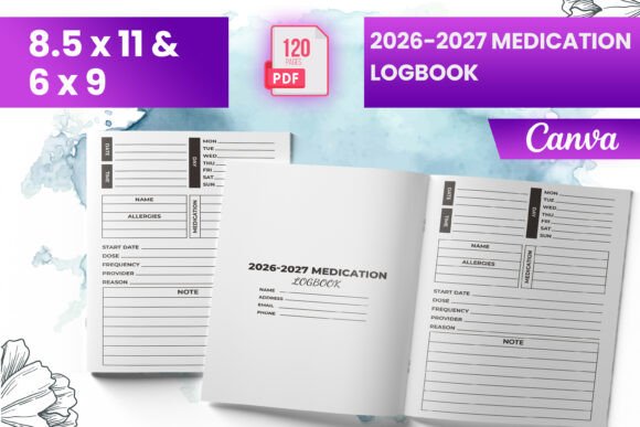 2026-2027 Medication Logbook KDP