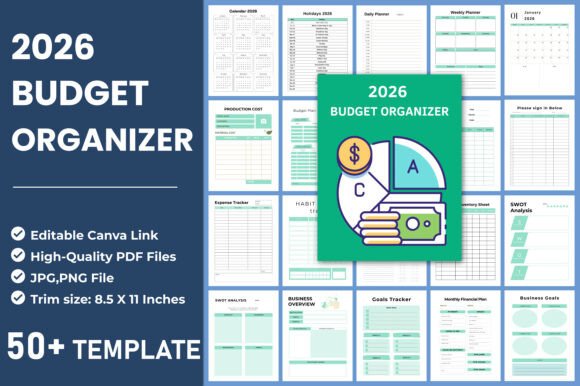 2026 Budget Organizer Canva Template: A Practical Tool for Financial Planning
