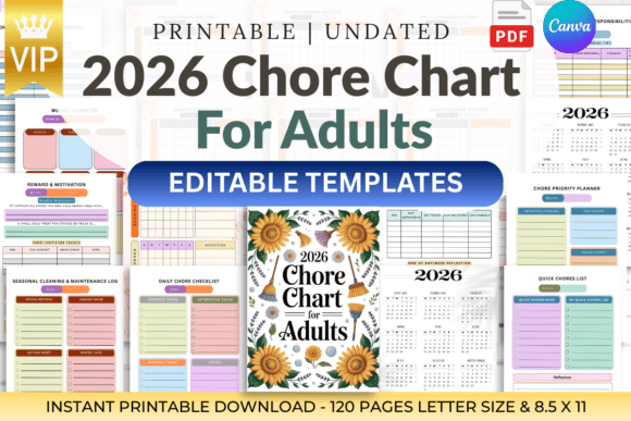 2026 Chore Chart for Adults: A Practical Tool for Household Organization