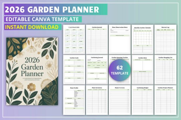 2026 Garden Planner Editable