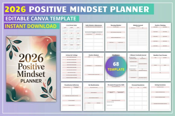 2026 Positive Mindset Planner