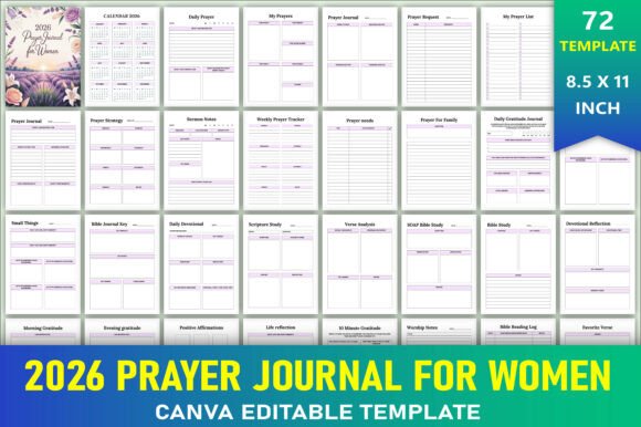 2026 Prayer Journal for Women