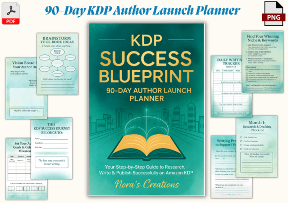 90-Day KDP Author Launch Planner: Your Roadmap to Publishing Success
