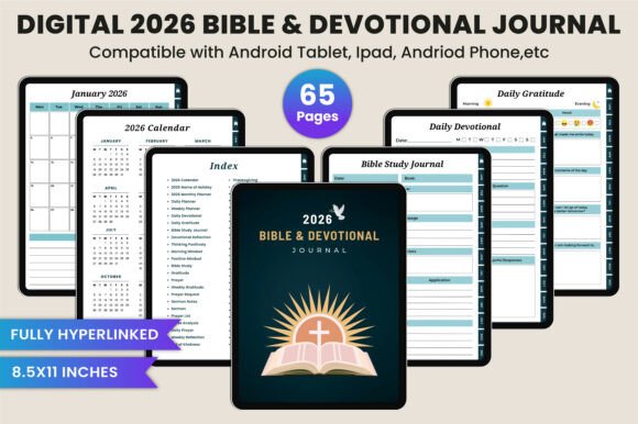 Digital 2026 Bible Devotional Journal