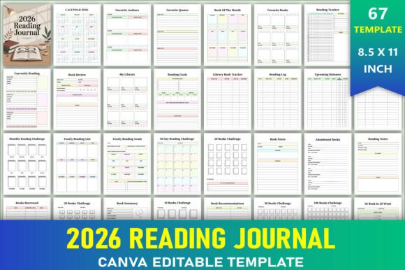 Editable 2026 Reading Journal: A Versatile Tool for Book Lovers