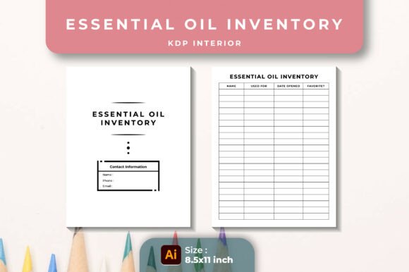Essential Oil Inventory KDP Interior