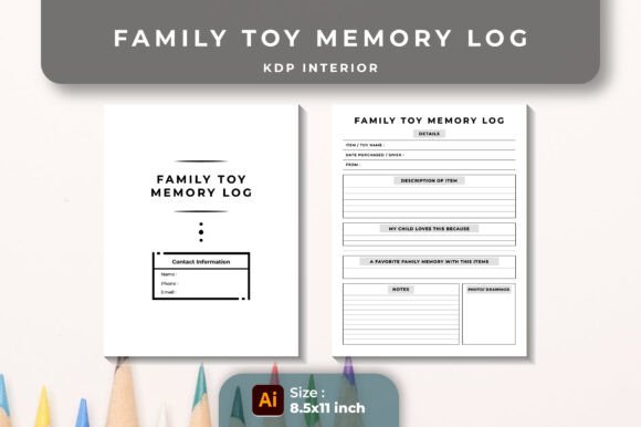 Family Toy Memory Log Kdp Interior