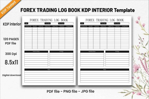 Forex Trading Log Book KDP Interior: A Must-Have for Serious Traders