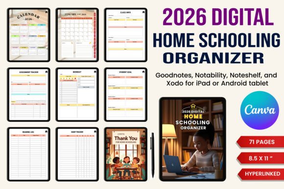 The 2026 Digital Home Schooling Organizer: A Modern Solution for Structured Learning at Home