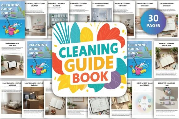 The Cleaning Guide Book: A Strategic Tool for Organized Living and Productivity