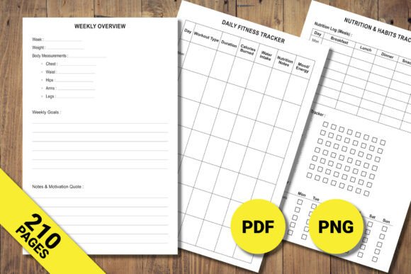 Weekly Fitness Planner: Stay Motivated and Organized on Your Fitness Journey